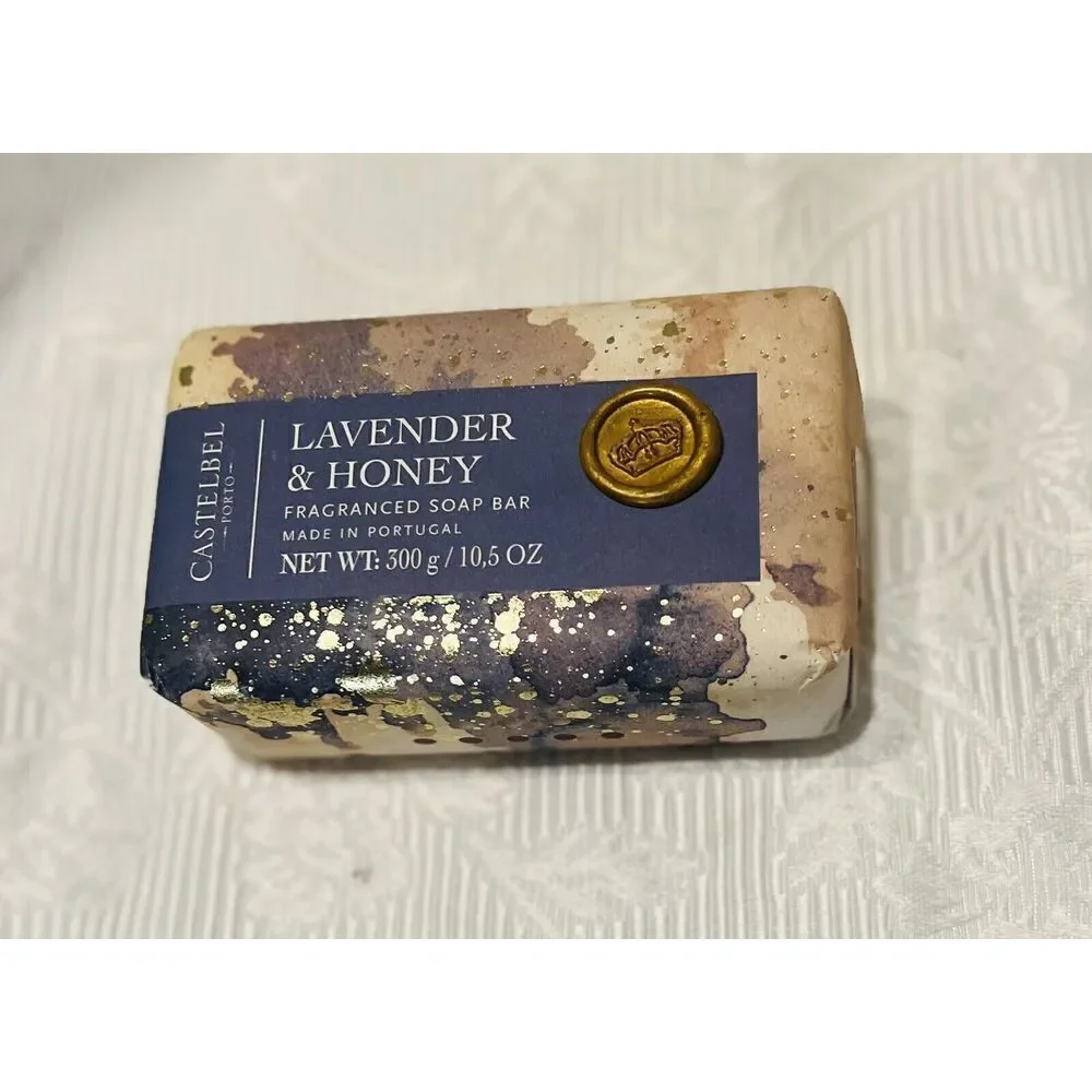 Castelbel Porto Lavender & Honey Luxury Soap Bar 10.5 oz Handmade‎ in Portugal